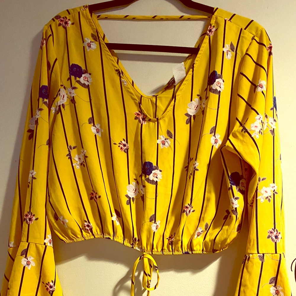Flower Crop Blouse